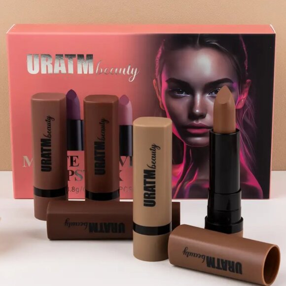 5pcs matte lipstick set velvet matte nonstick lip gloss set - Picture 1 of 2
